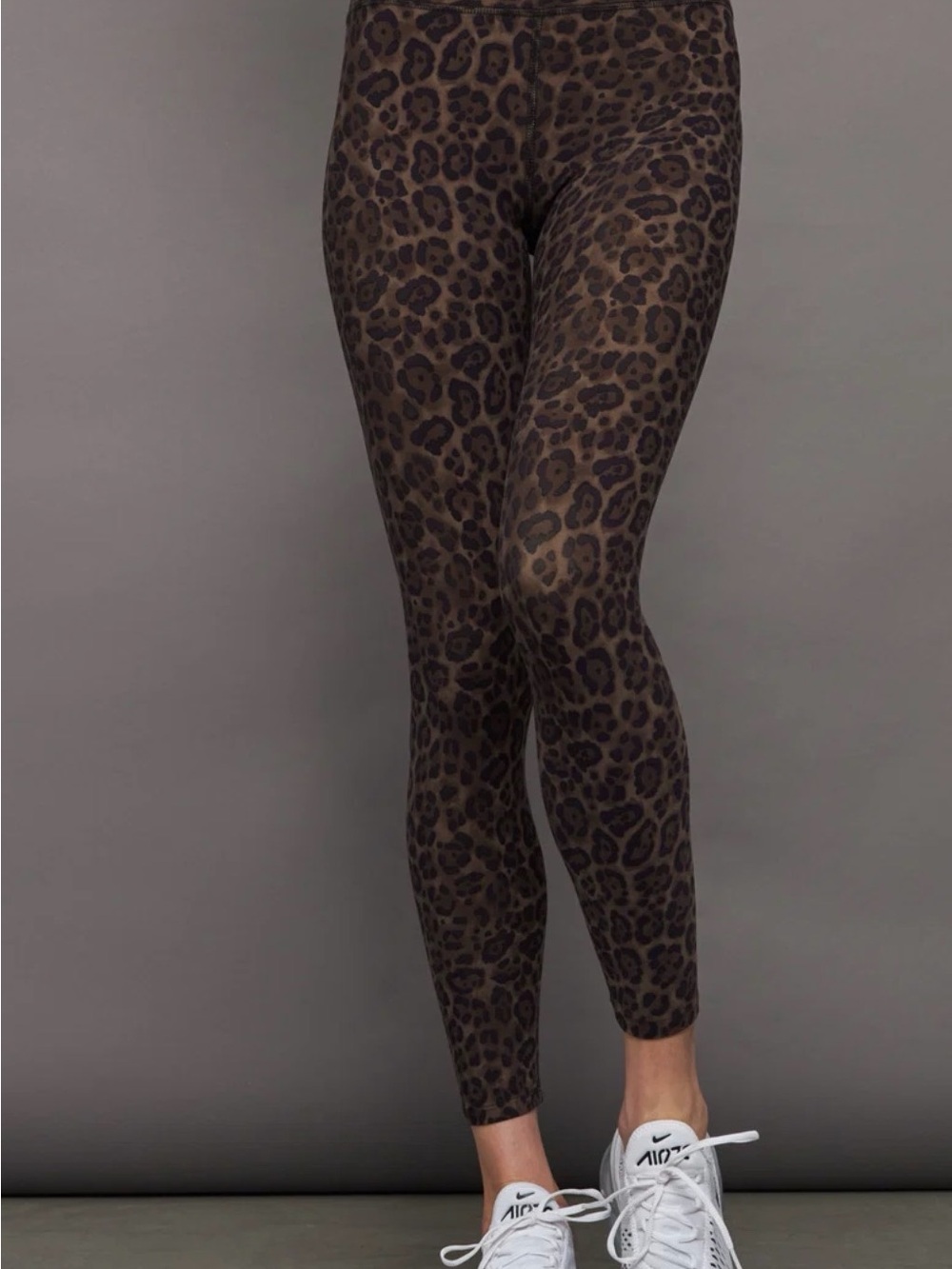Carbon38 Leopard Print High-Rise Leggings size Medium
